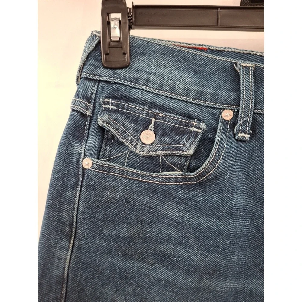 True Religion Jeans Mens Size 30 X 31 Geno Relaxed Slim Zip Fly‎